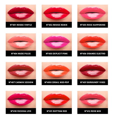 ysl lip stain swatches